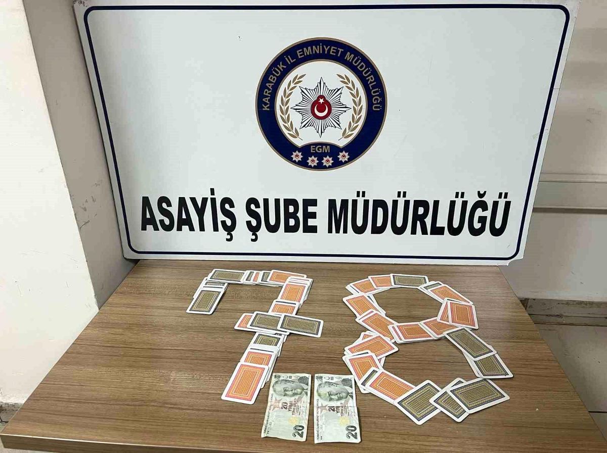 Karabük\'te Kumar Baskınları: 15 Kişiye 138 Bin TL Ceza
