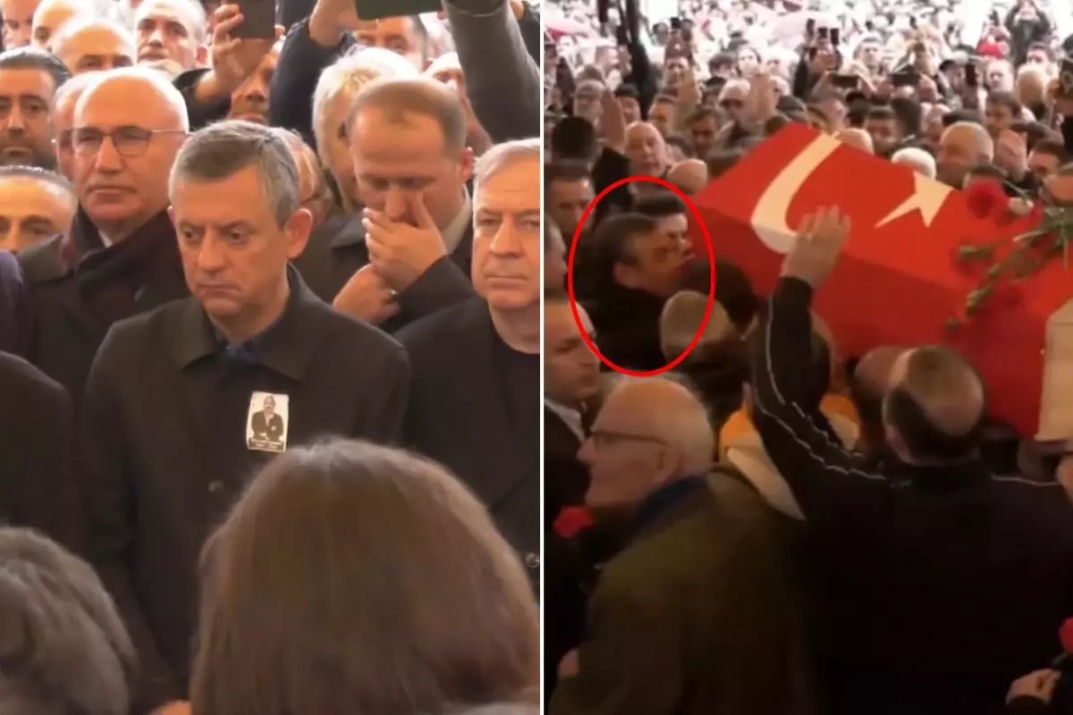 Volkan Konak\'ın tabutuna omuz veren Özel: Çok önemli bir yoldaşı kaybettik