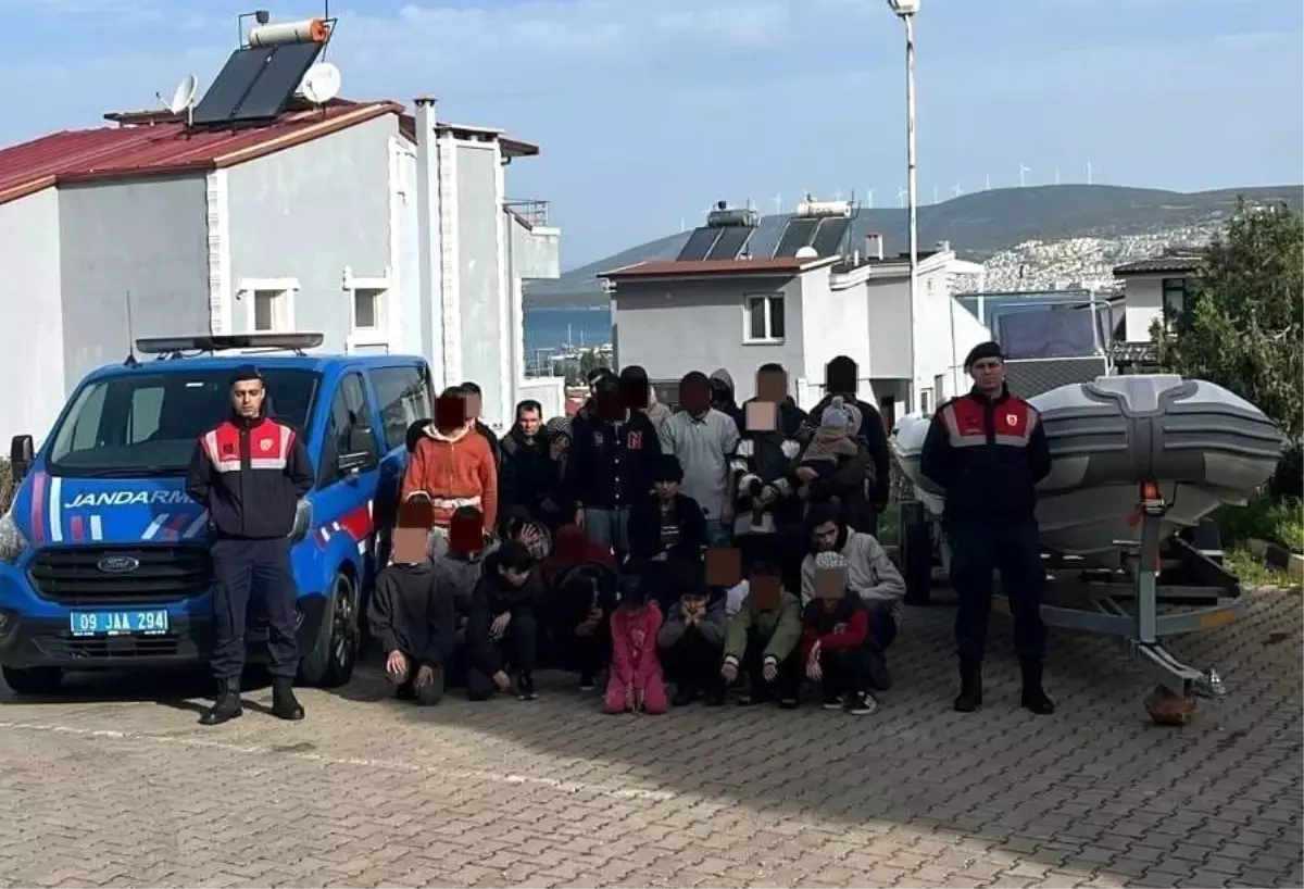 Didim\'de Göçmen Kaçakçılığı Operasyonu