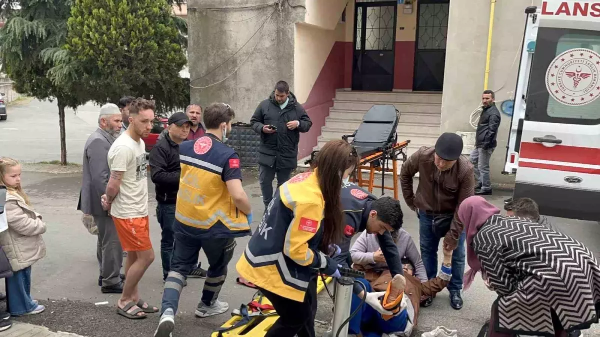 Ehliyetsiz Sürücü Yaya Kadına Çarptı