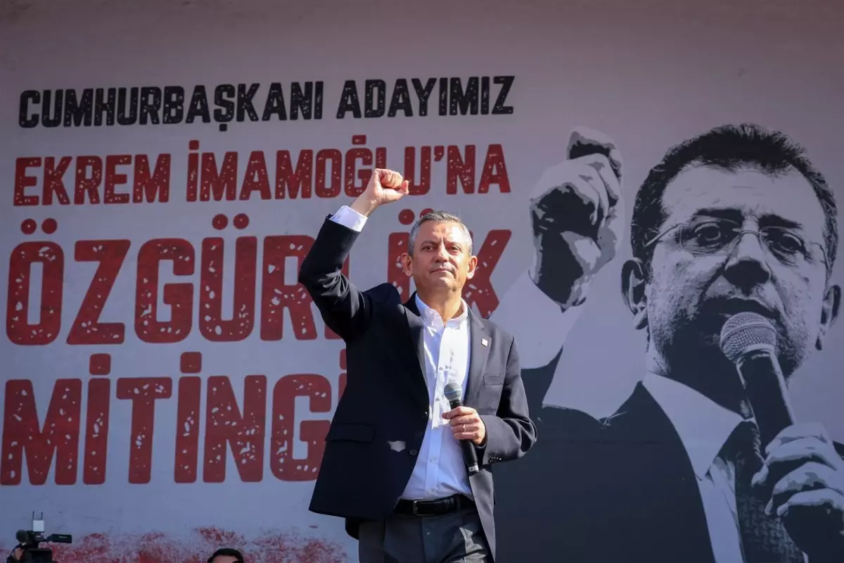 CHP lideri Özel: Her hafta sonu İmamoğlu\'na özgürlük mitingi yapacağız
