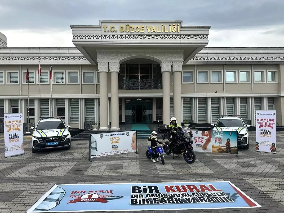 Düzce\'de Motosiklet Kazalarını Önleme Etkinliği