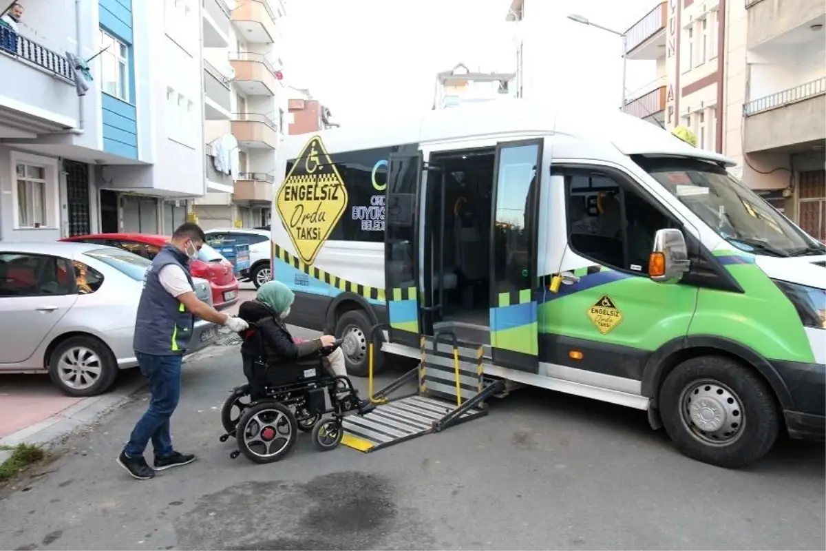 Ordu\'da \'Engelsiz Taksi\' Hizmeti 7 Bin 43 Defa Kullanıldı