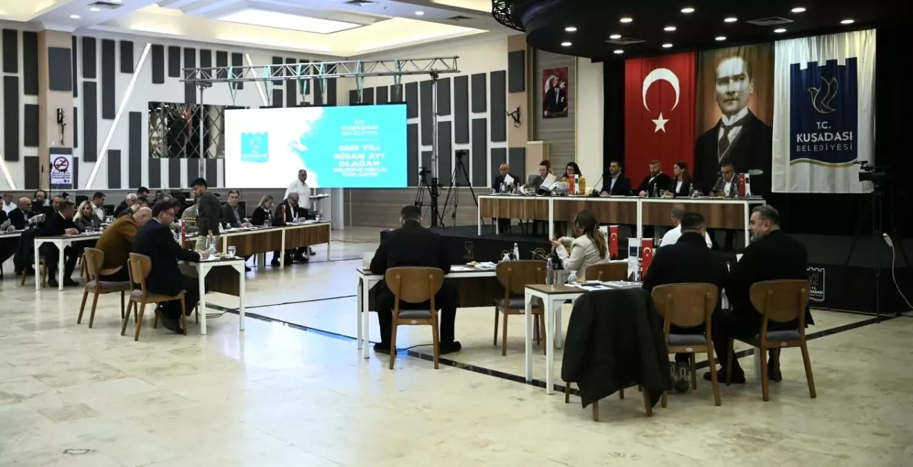 Kuşadası Belediye Meclisi Nisan Toplantısı Yapıldı