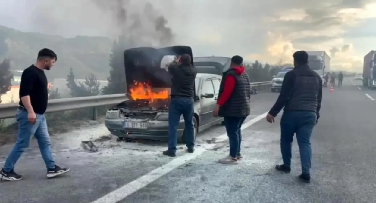 Anadolu Otoyolu\'nda Yangın