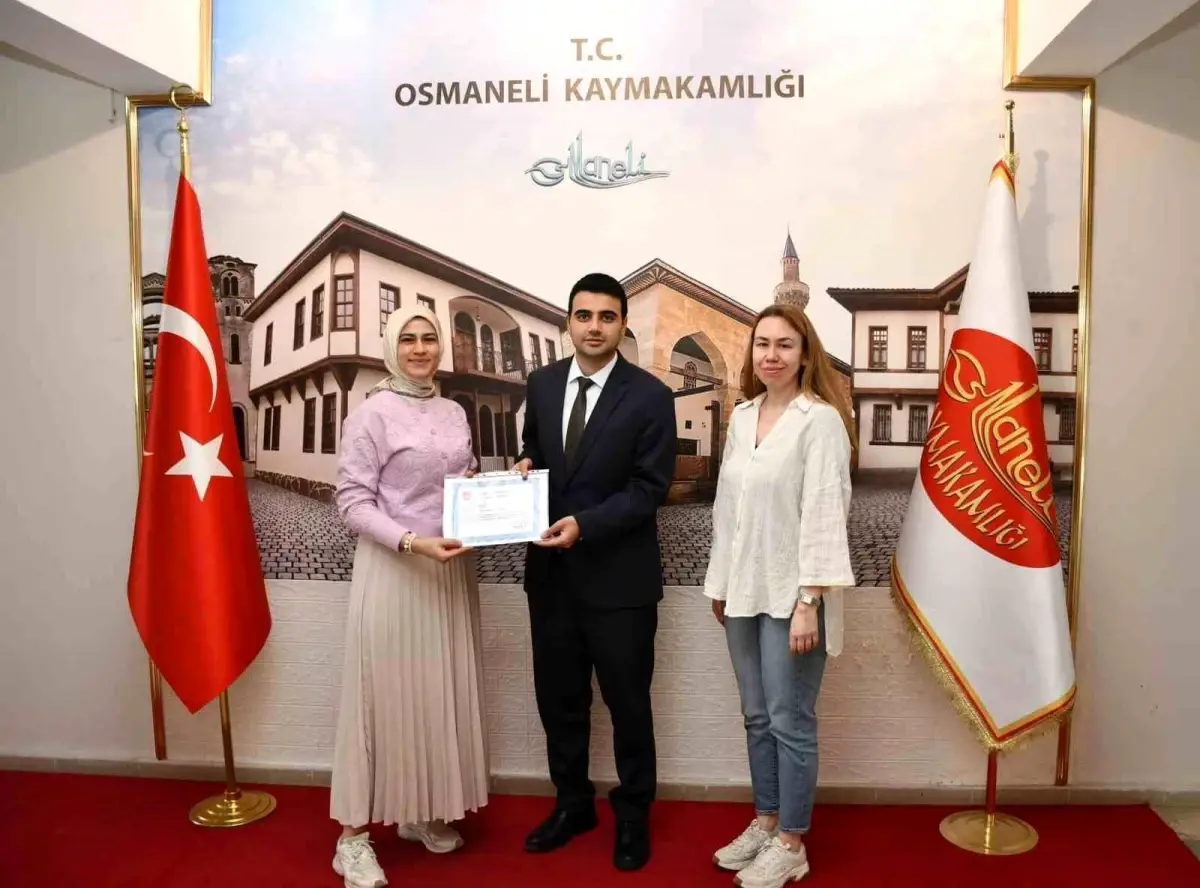 Ebe Büşra Bilir\'e Başarı Belgesi