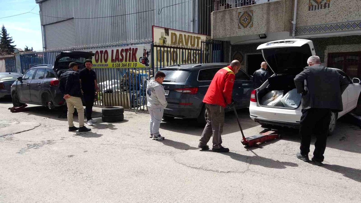 Van\'da Bahar Lastiği Yoğunluğu