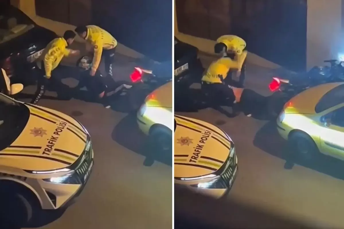 "Abi dur" dedikçe vurdular! Polis şiddeti vatandaş kamerasında