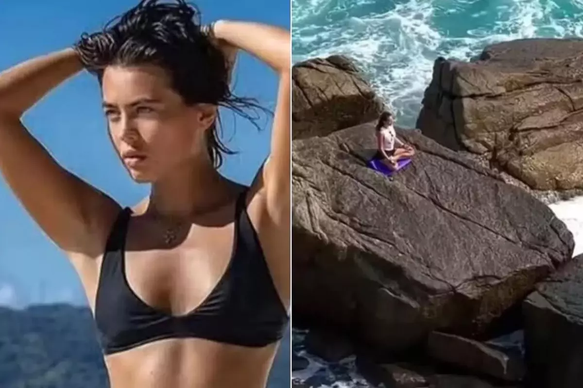 Kayalıklar üzerinde yoga yaparken dev dalgalara ünlü kapılan oyuncu hayatını kaybetti