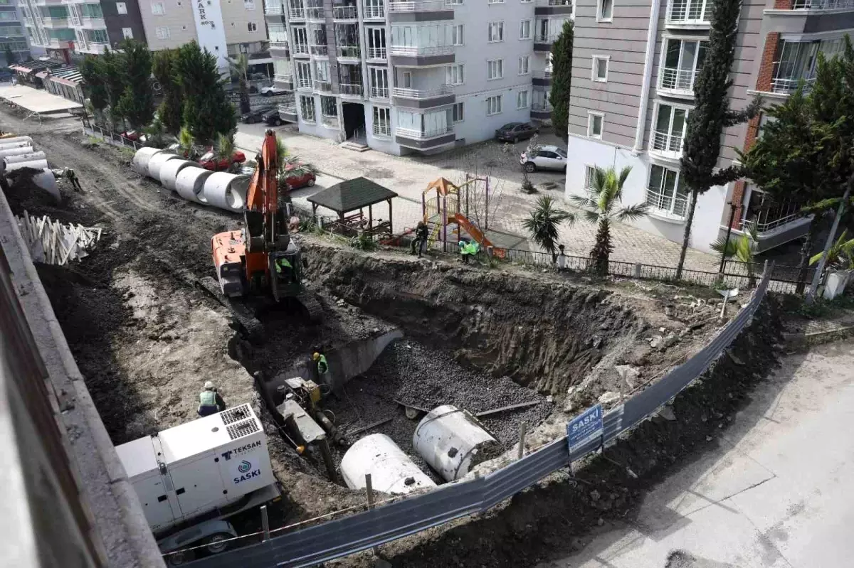 Samsun\'da Altyapı Çalışmaları Hız Kazandı