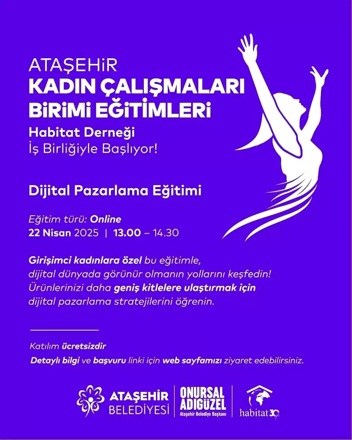 Kadın Girişimcilere Yönelik Eğitim Programı Başlıyor