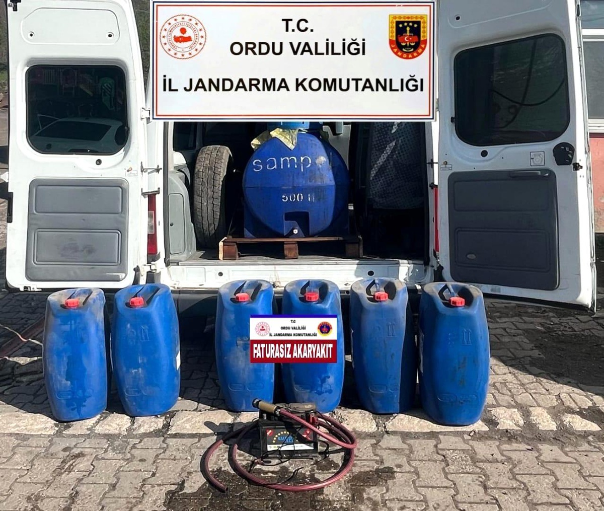 Faturasız Akaryakıt Satışıyla Yakalandı