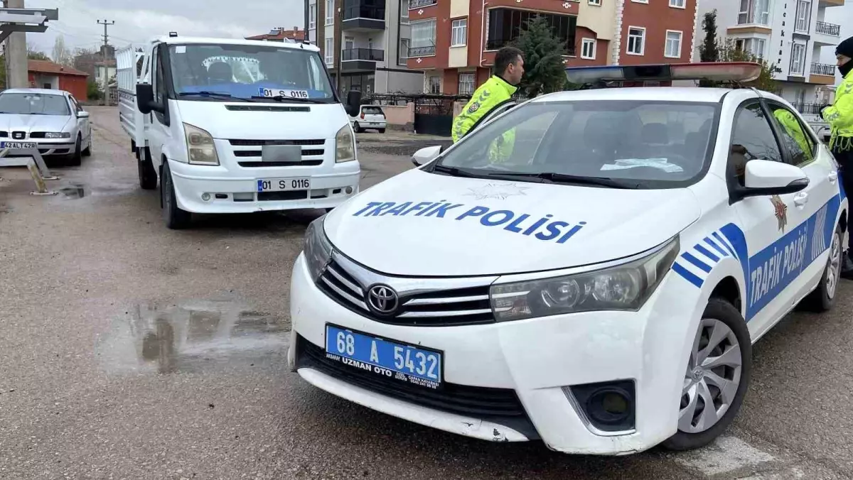 Aksaray\'da Sahte Plaka Kovalaması