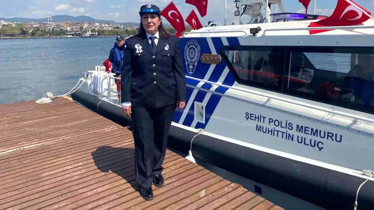 Şehit babasının ismini taşıyan botta görev yapacak