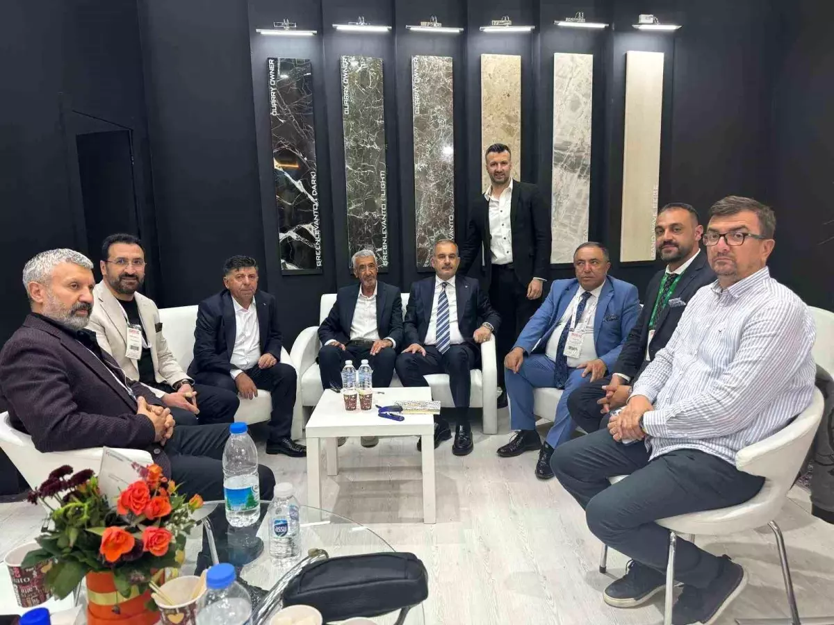 Elazığ\'dan Mermer Fuarı Ziyareti