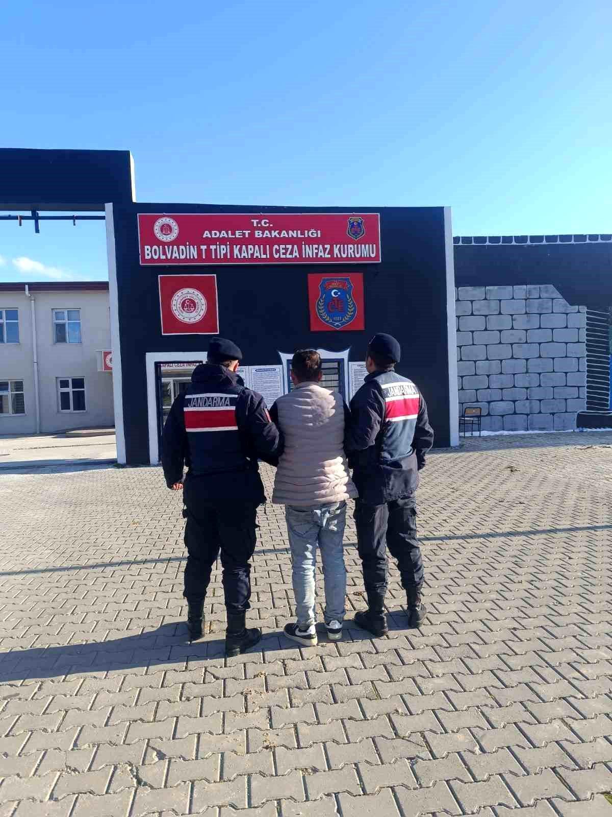 Hapis Cezalı Şahıs Jandarma Tarafından Yakalandı