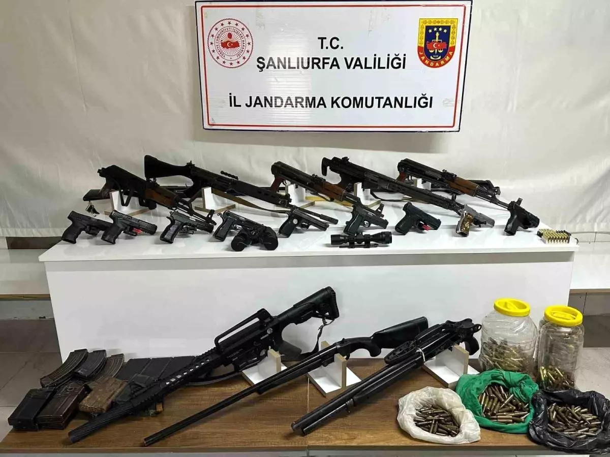 Şanlıurfa\'da Silah Kaçakçılığı Operasyonu