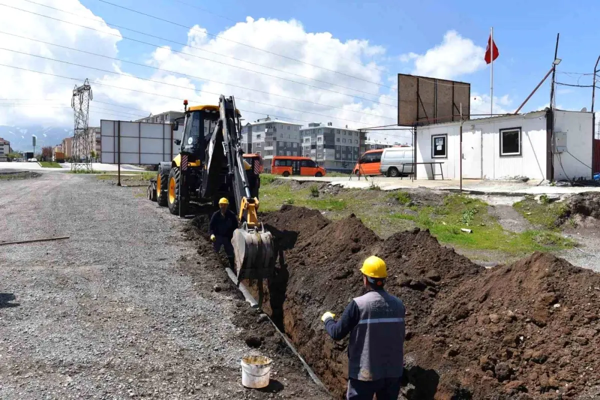 Erzurum\'da Altyapı Çalışmaları Devam Ediyor