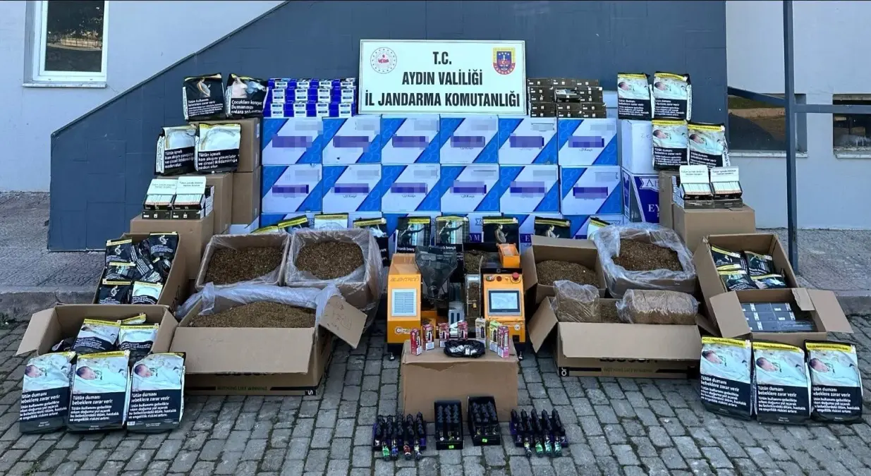 Aydın\'da 1 Milyondan Fazla Makaron Ele Geçirildi