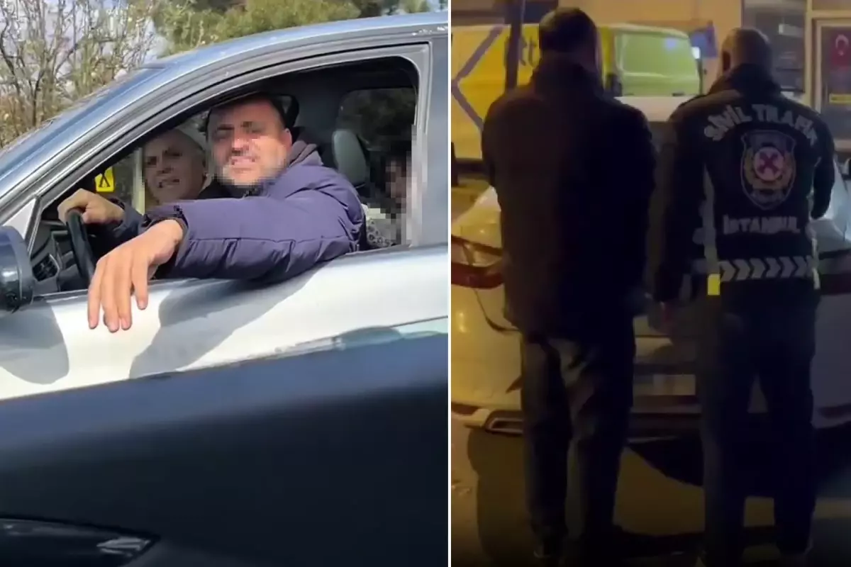 "Kafana sıkarlar" tehdidi savuran trafik magandalarına 12 bin 246 TL ceza