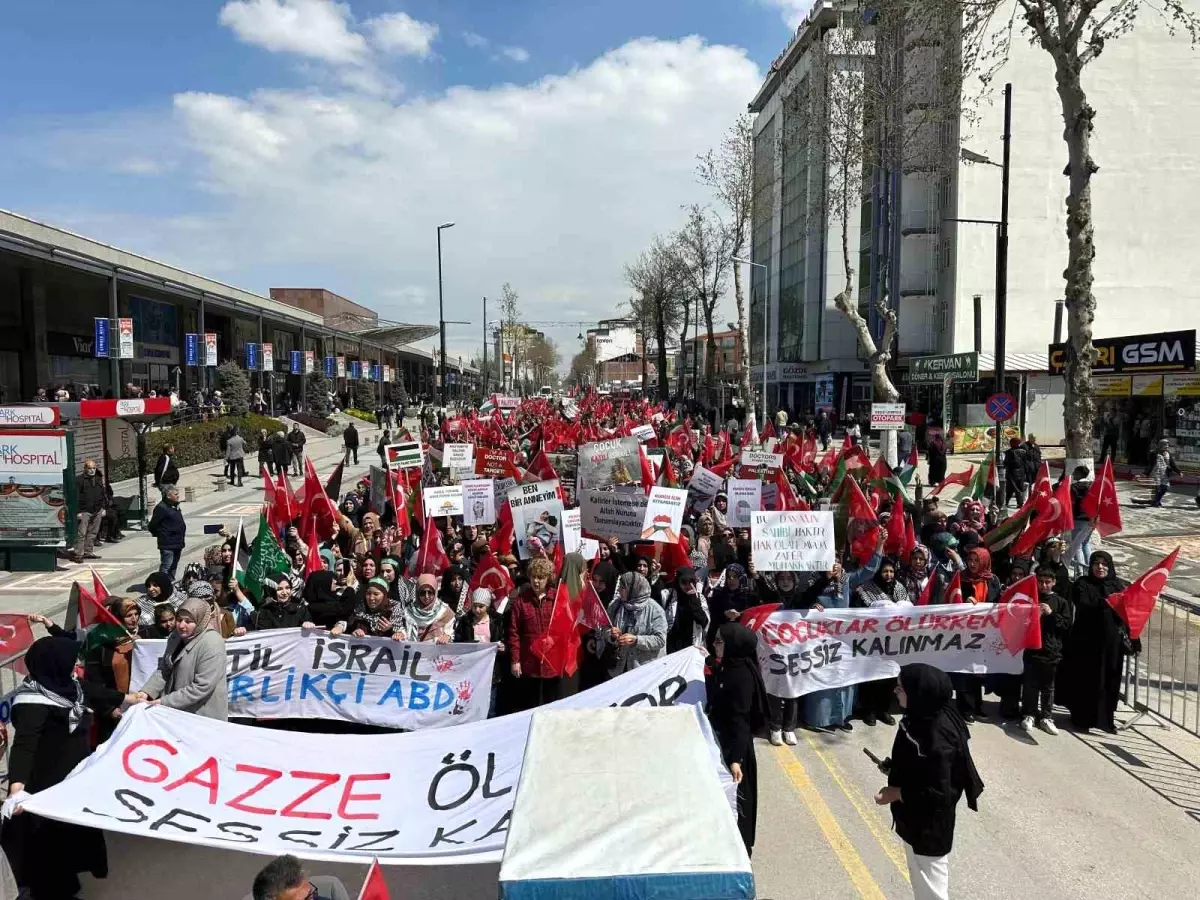 Malatya\'da Gazze İçin Yürüyüş Yapıldı