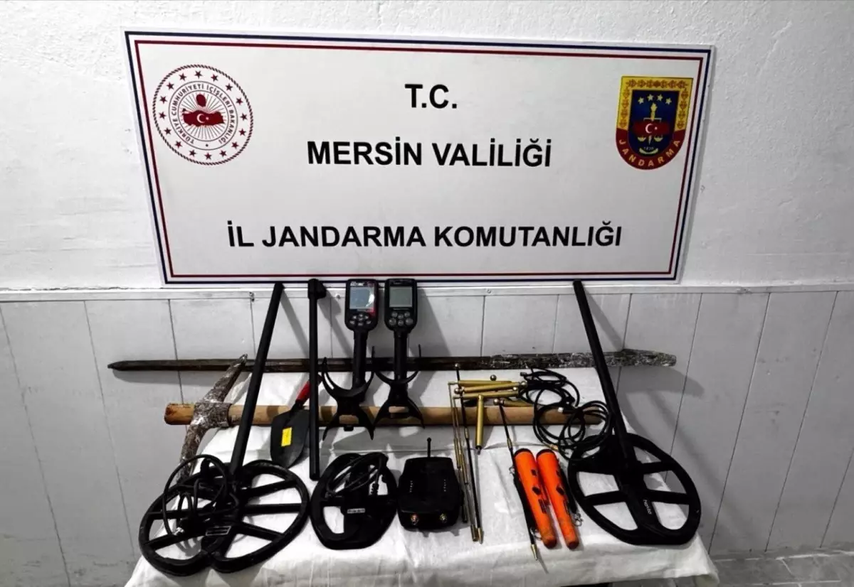 Mersin\'de Kaçak Define Kazısına Suçüstü
