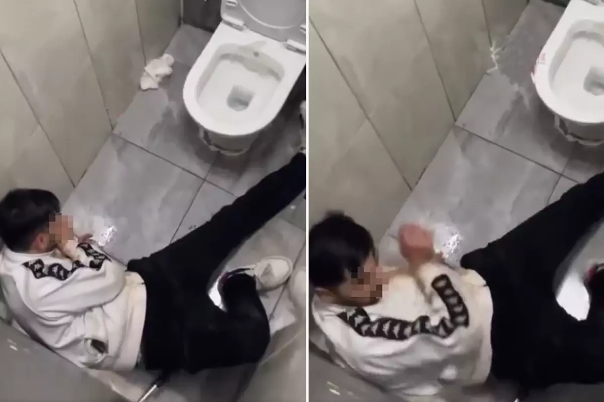 Otogarın tuvaletine girip yarı baygın halde uyuşturucu kullandı