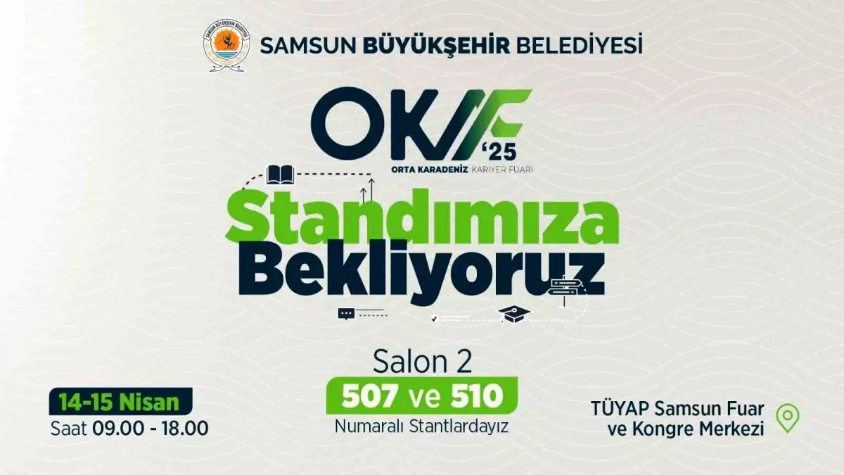 Samsun Büyükşehir Belediyesi, Orta Karadeniz Kariyer Fuarı\'nda Gençlere Destek Olacak