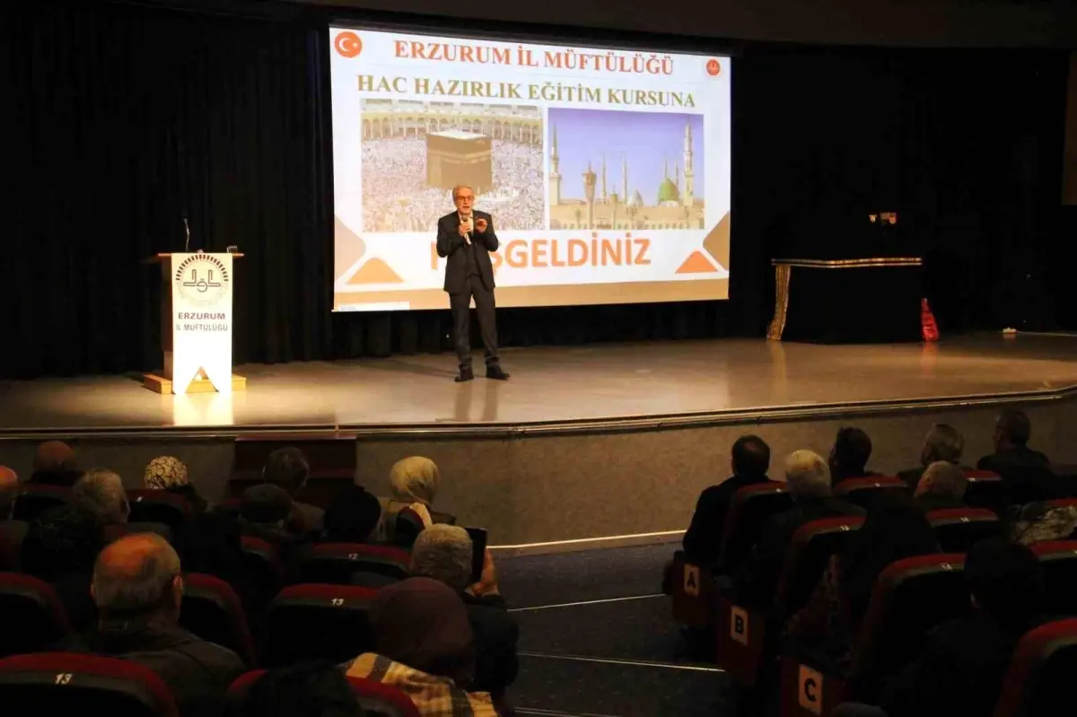 Erzurum\'da Hacı Adaylarına Seminar