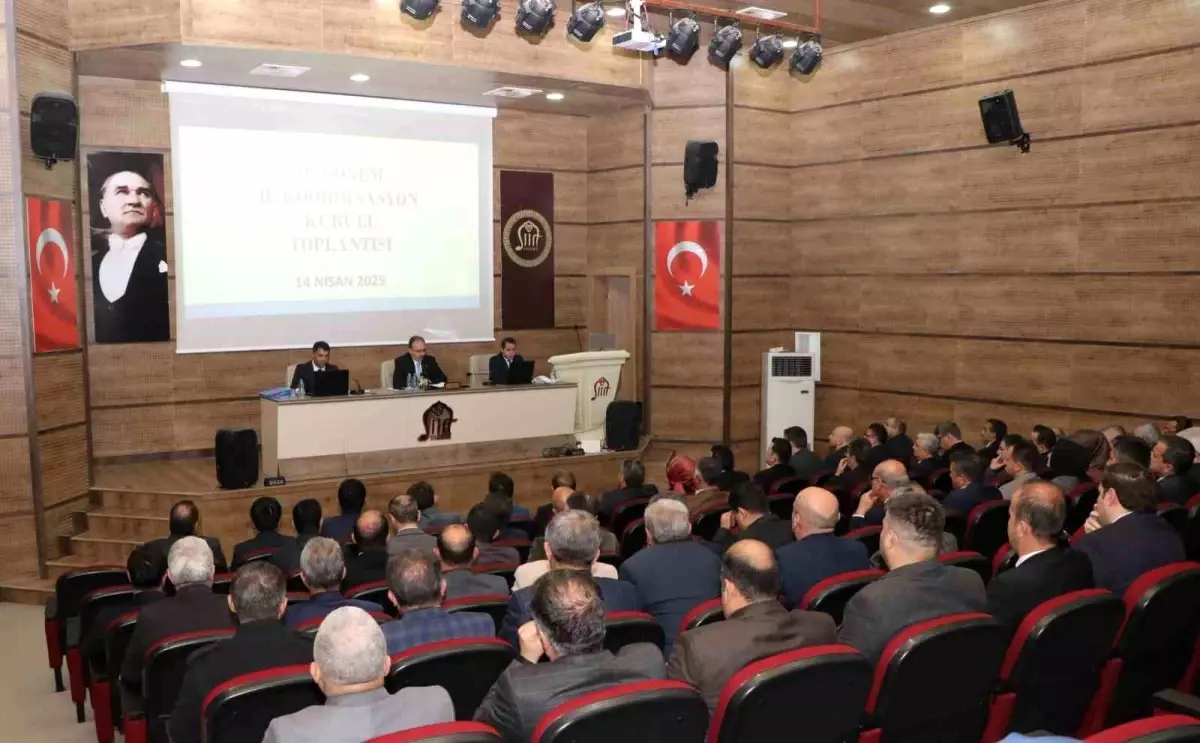 Siirt\'te 2025 İl Koordinasyon Kurulu Toplantısı Gerçekleştirildi