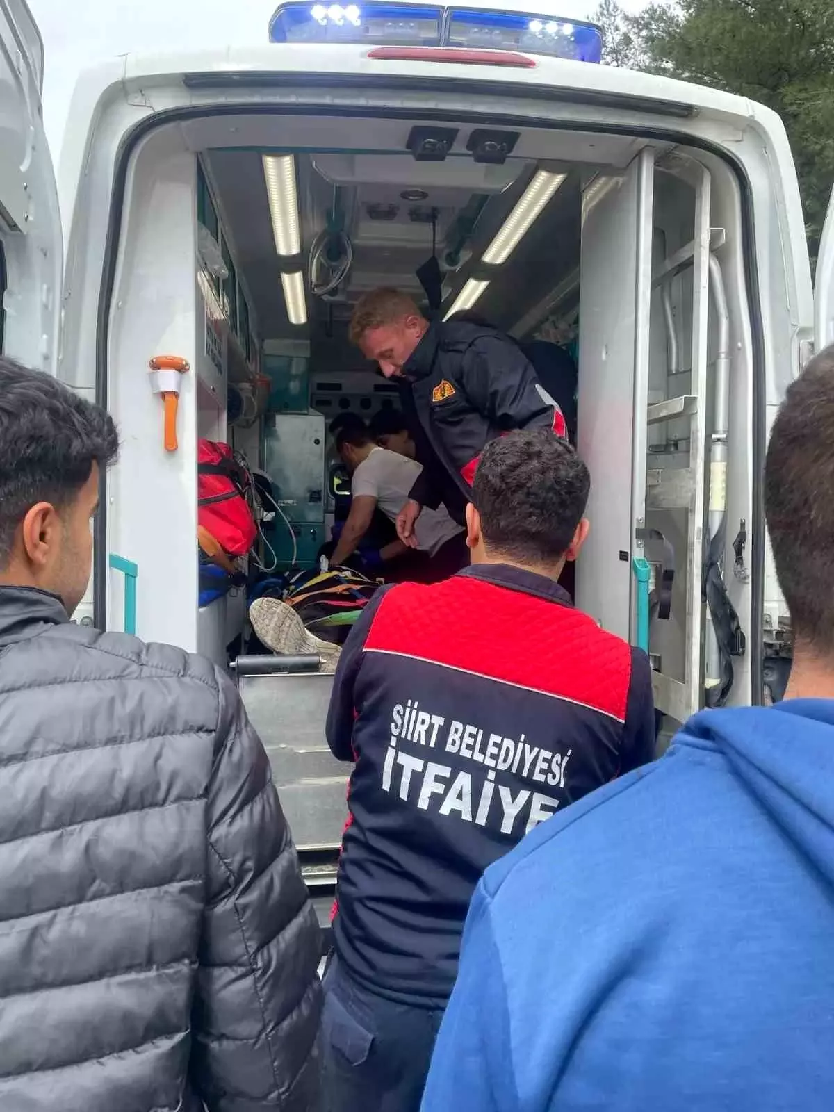 Siirt\'te Trafik Kazası: İki Yaralı