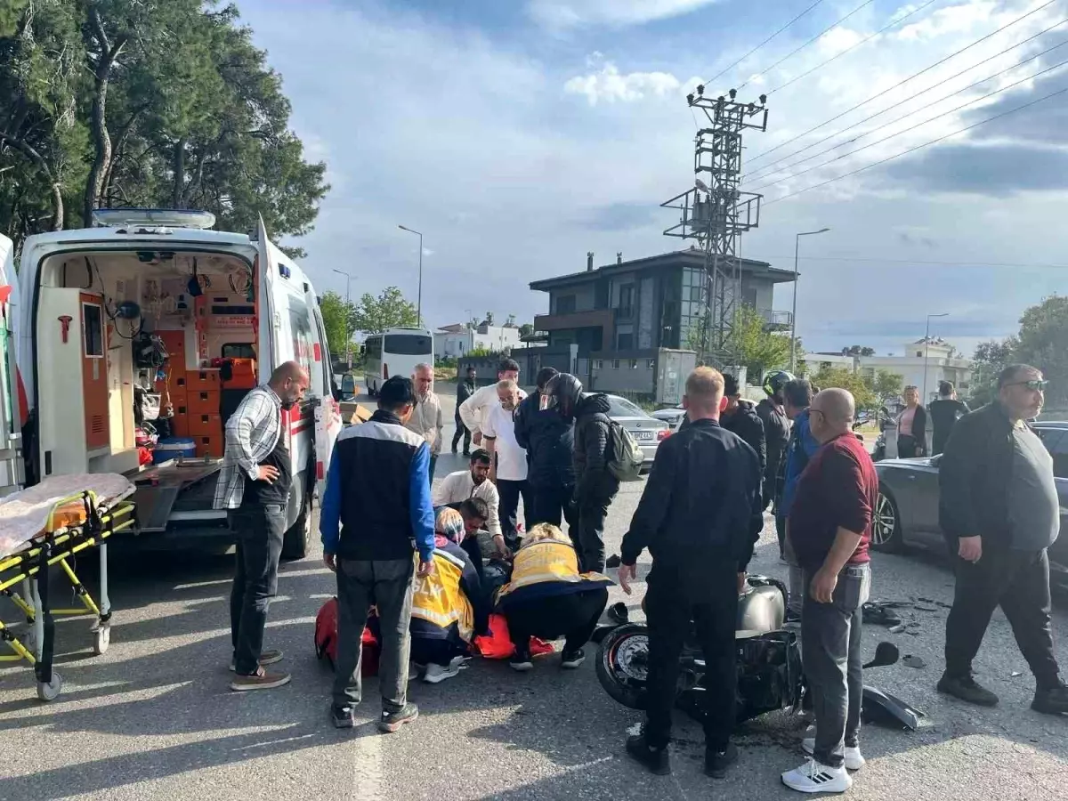 Manavgat\'ta Trafik Kazası: 1 Yaralı