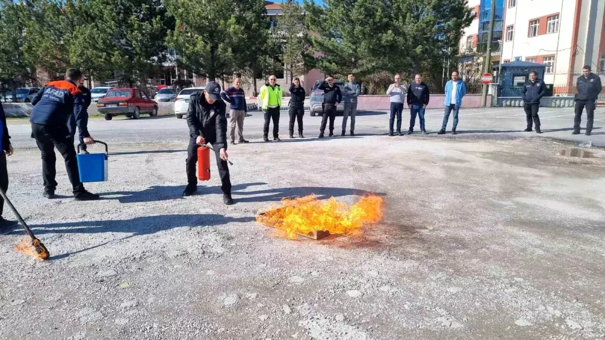 Yangın Eğitimi Alaca\'da