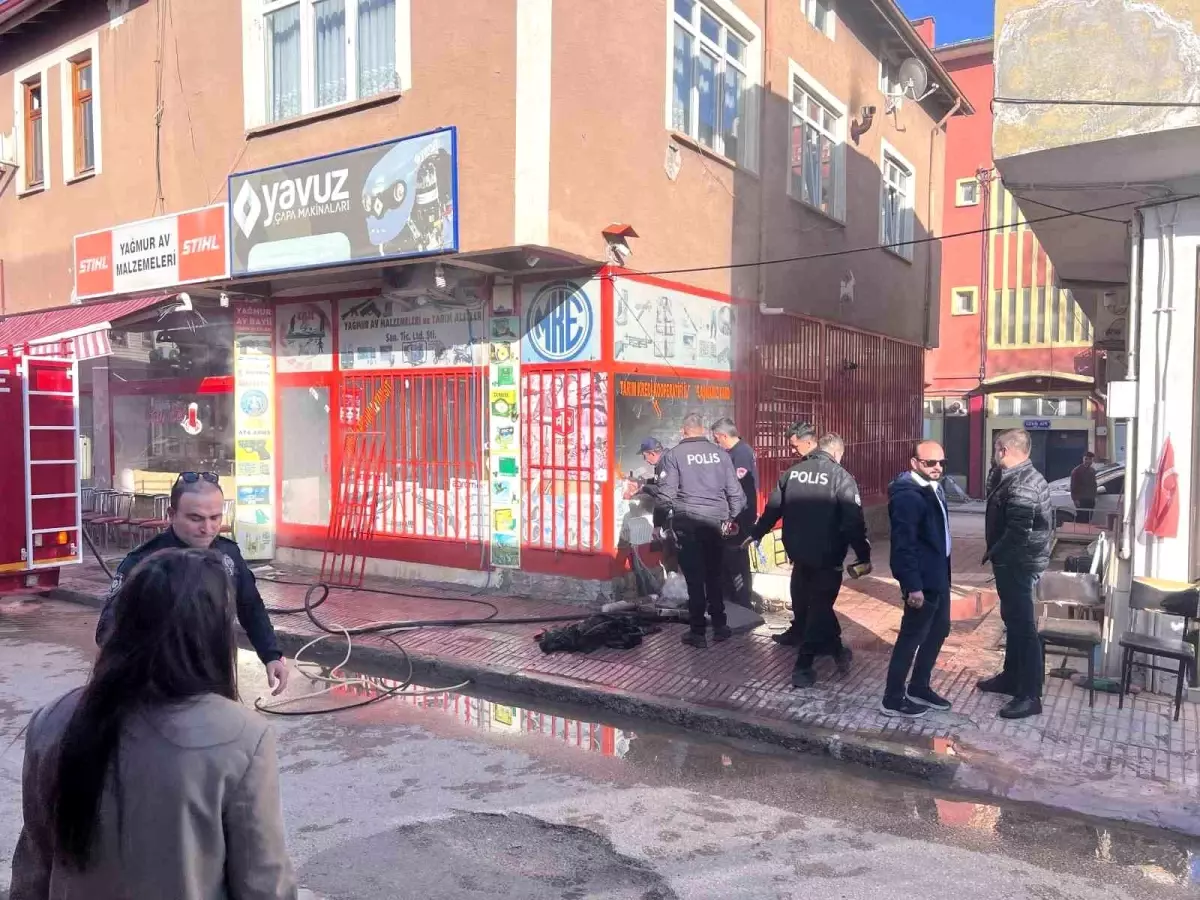 Sungurlu\'da Av Bayisinde Yangın