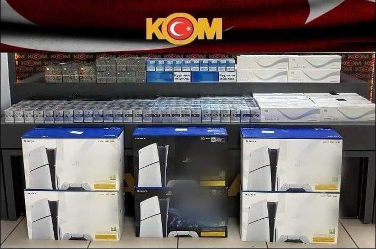Batman\'da Kaçak Sigara ve Oyun Konsolu Ele Geçirildi