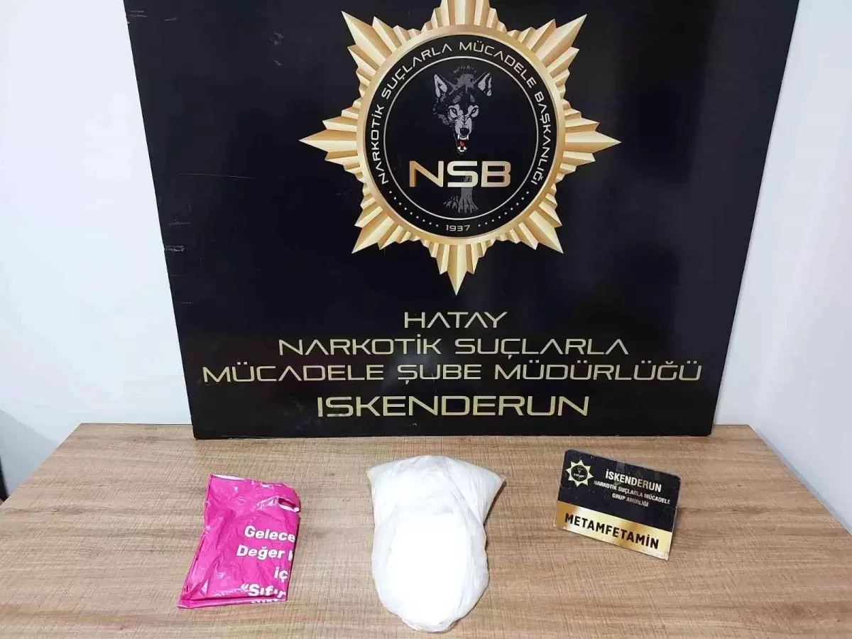 İskenderun\'da 2 Kilo Metamfetamin Ele Geçirildi