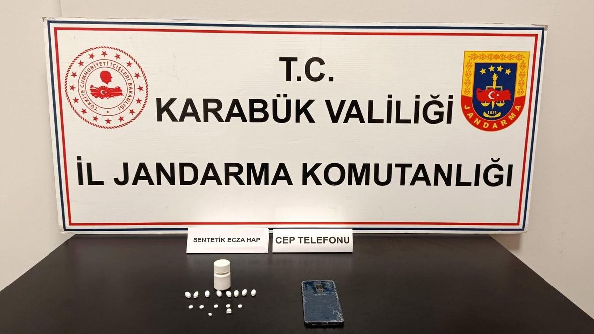 Karabük\'te Sentetik Ecza Hap Operasyonu