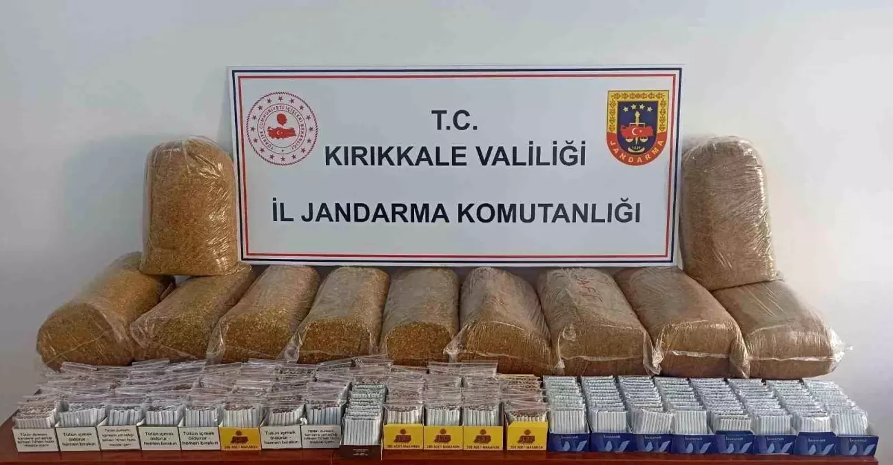 Kırıkkale\'de Kaçak Tütün Operasyonu