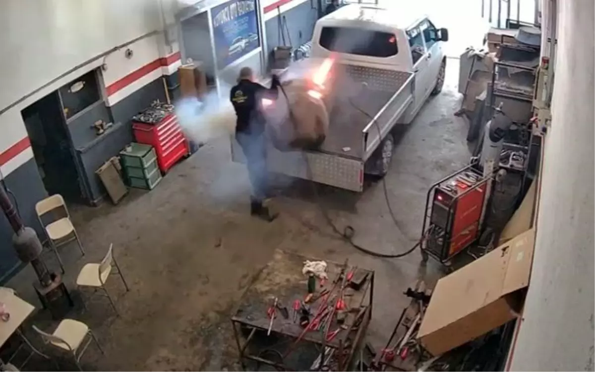 Konya\'da Mazot Deposunda Patlama