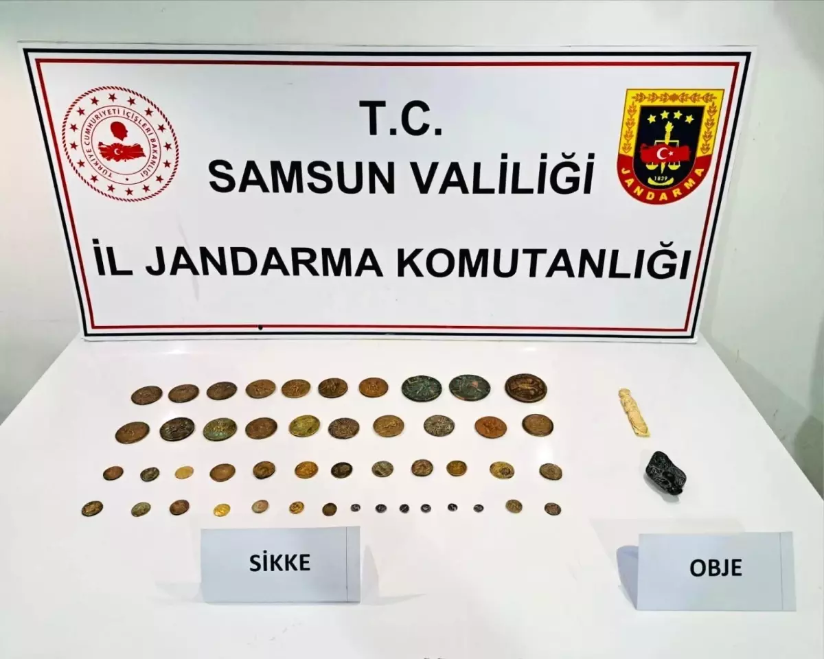 Samsun\'da Tarihi Eser Operasyonu