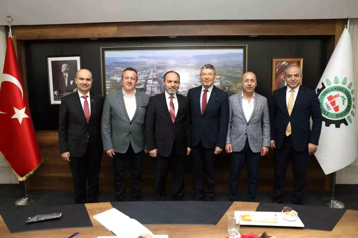 Denizli OSB Başkanı Baltalı, PAÜ Rektörü Güngör\'ü ağırladı