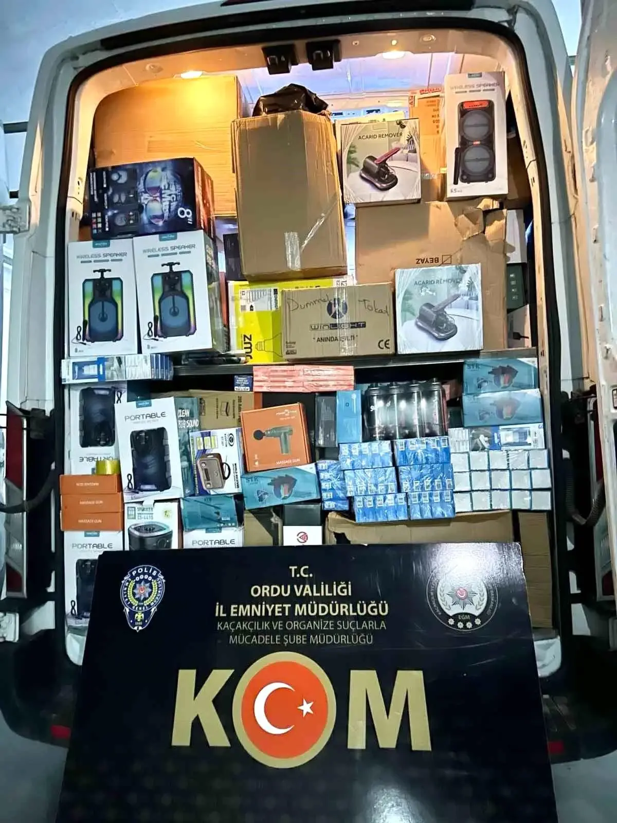 Ordu\'da Kaçak Ürün Operasyonu