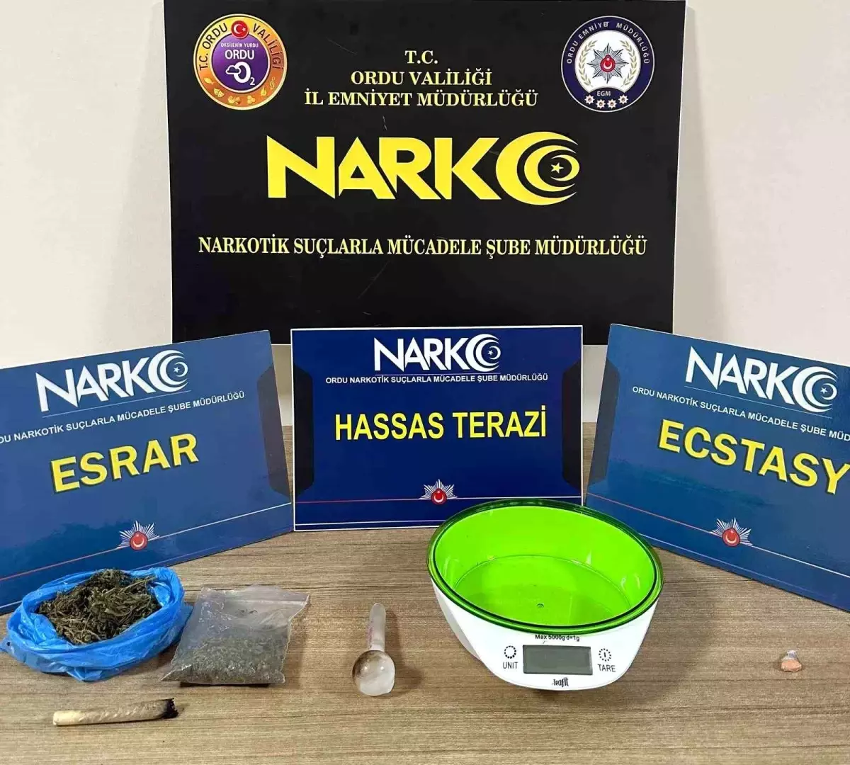 Ordu\'da Uyuşturucu Operasyonu: 1 Tutuklama