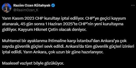 Şamil Tayyar'dan Kütahyalı'ya sert tepki: Başta Rasim olmak üzere bu haberleri yapanları gece toplam Şamil Tayyar'dan Kütahyalı'ya sert tepki: Başta Rasim olmak üzere bu haberleri yapanları gece toplam