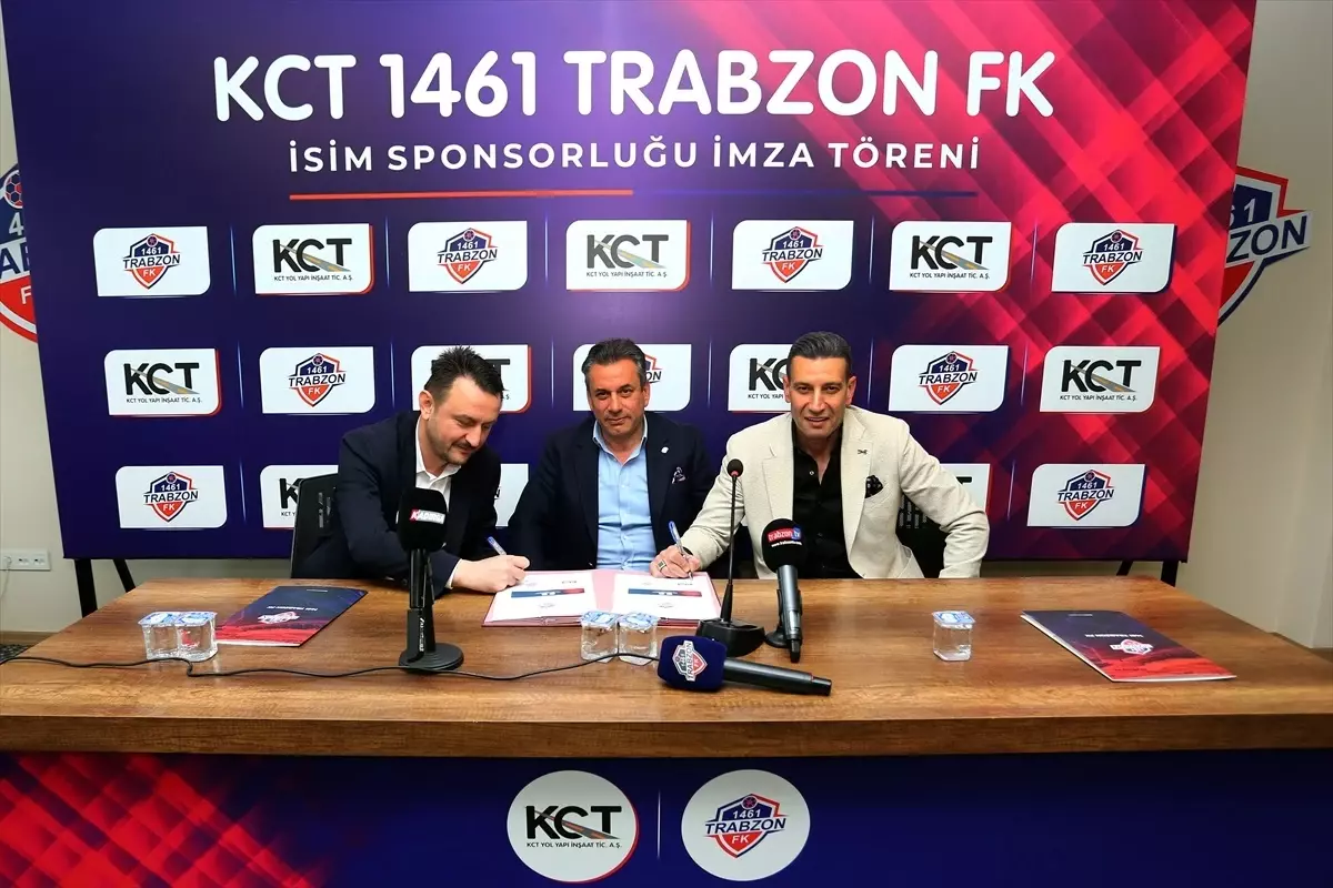 1461 Trabzon FK\'ya KCT\'den Sponsor Desteği