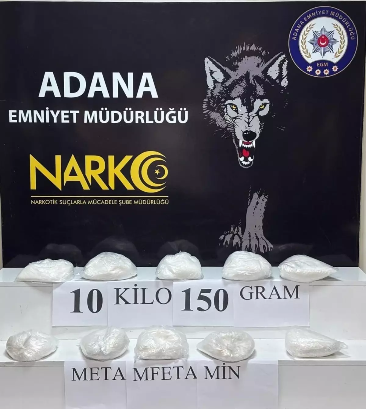 Adana\'da Uyuşturucu Operasyonu: 10 Kilo Metamfetamin Ele Geçirildi