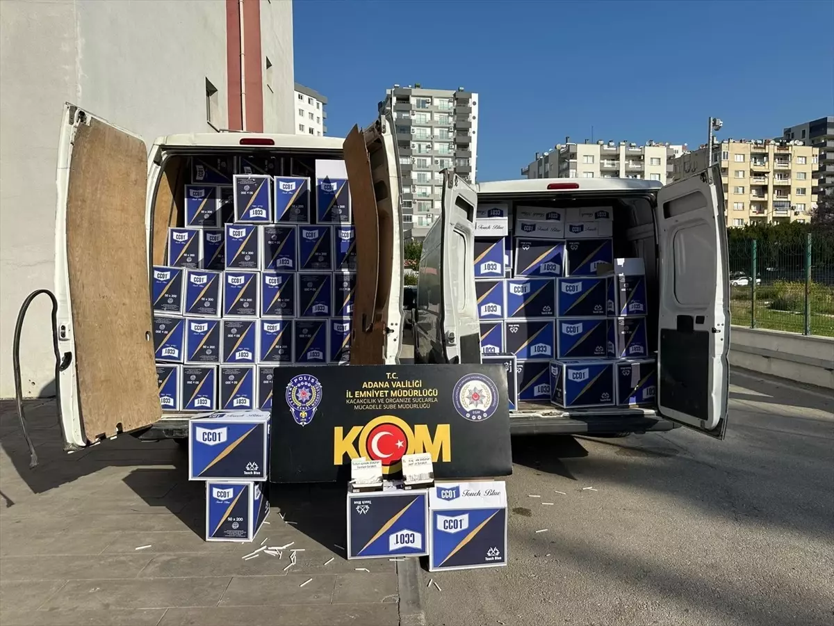 Adana\'da Kaçak Makaron Operasyonu