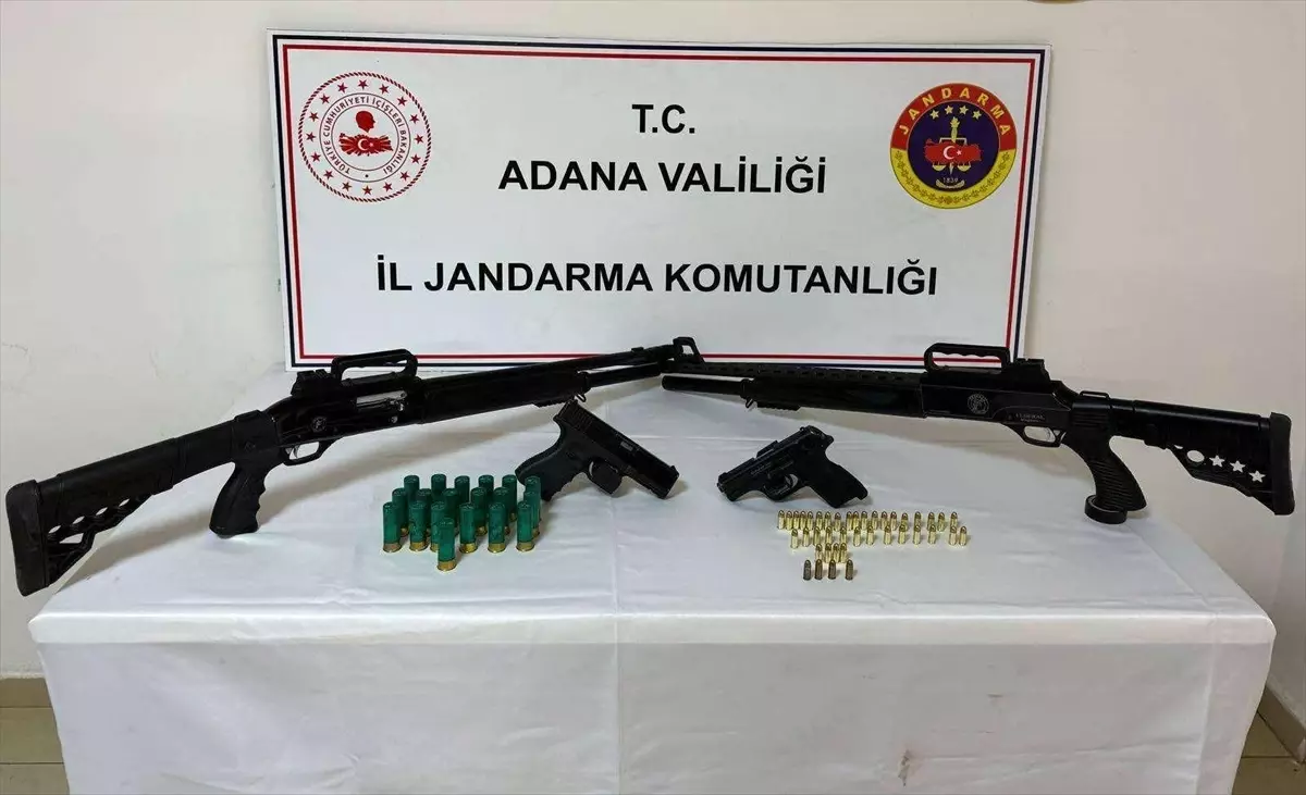 Adana\'da Ruhsatsız Silah Ele Geçirildi