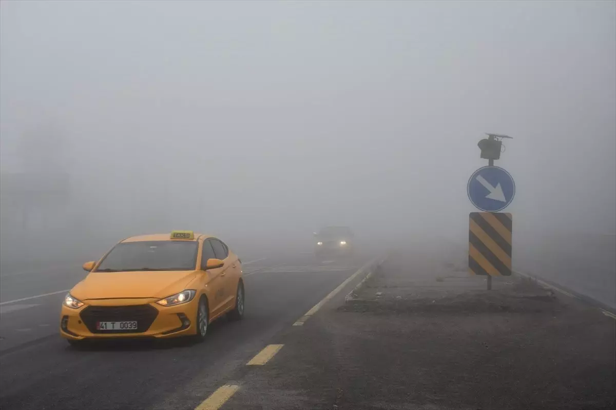 Bolu Dağı\'nda Sis Etkili
