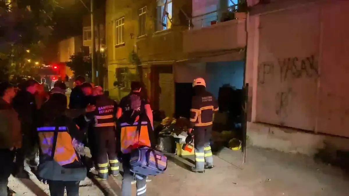 Bafra\'da Depoda Yangın Çıktı
